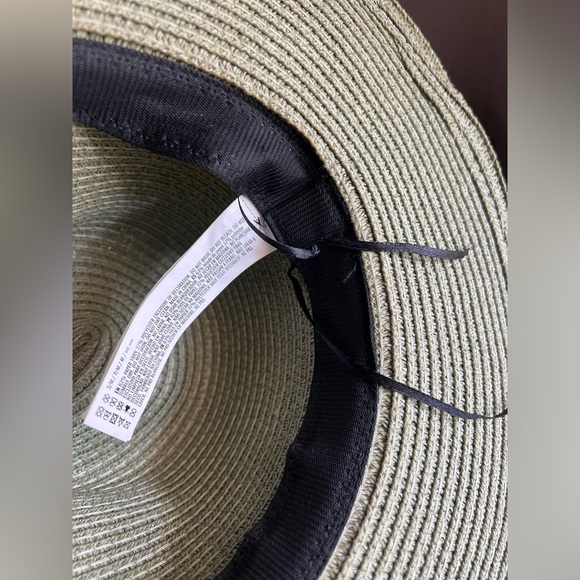 Forever 21 Straw Fedora Hat - Sage (S/M) - Picture 7 of 11